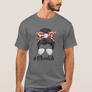 Camiseta Orgulhosa Mãe Golf Esporte Bandana Golf Mensagem 