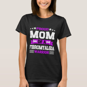 Camiseta Orgulhosa Mãe Guerreira De Uma Consciência Da Fibr