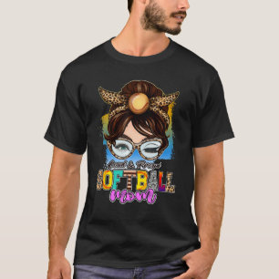 Camiseta Orgulhosa Mãe Loud Mãe Mulheres Brincadeiras Leopa