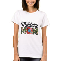 Orgulhosa Mãe Militar Camuflagem e Design de Bande