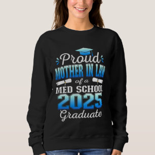 Camiseta Orgulhosa Mãe na Lei de Gradu da Classe Med 2025