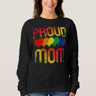 Camiseta Orgulhosa Mãe Queer Lgbtq Orgulho gay Mês Bandeira