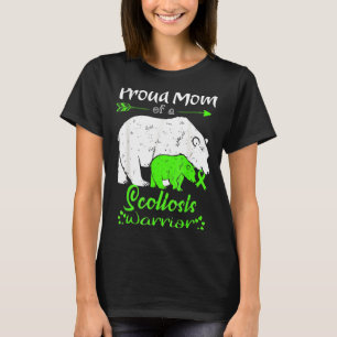 Camiseta Orgulhosa Mãe Scoliose Guerreira