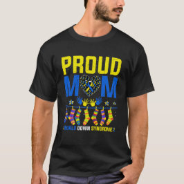 Camiseta Orgulhosa Mãe Síndrome de Down, Conscientização so