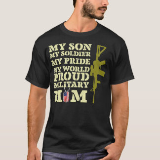 Camiseta Orgulhosa Mama Militar Presente