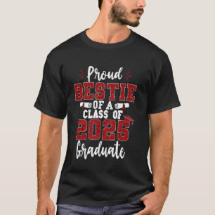 Camiseta Orgulhosa Melhor Amiga De Um Graduado Senior Da Tu