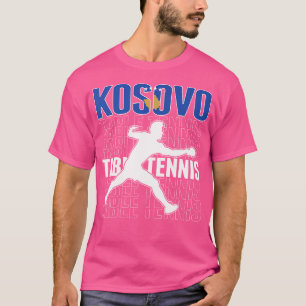 Camiseta Orgulhosa Mesa do Kosovo Tênis Fãs de Jersey KosoF