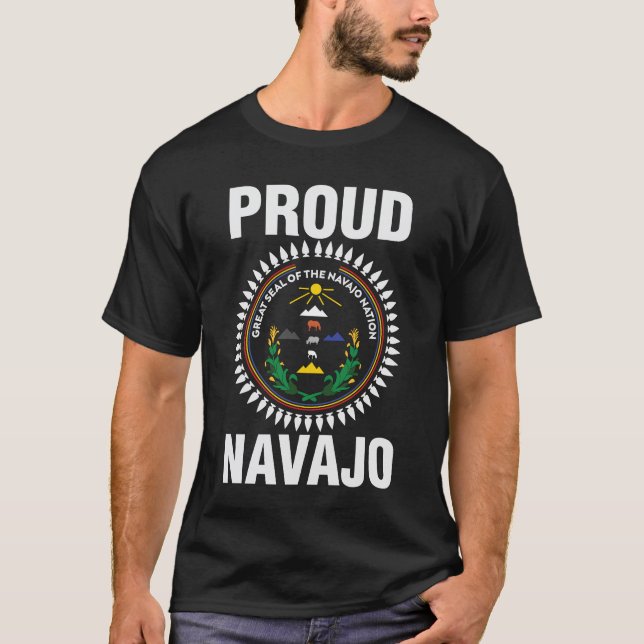 Camiseta Orgulhosa nação Navajo - excelente do navajo (Frente)