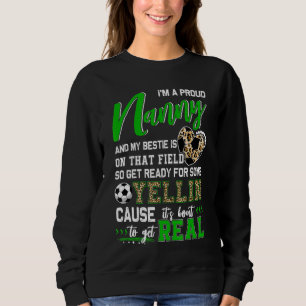Camiseta Orgulhosa Nanny Soccer Família Correspondente 2