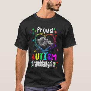Camiseta Orgulhosa neta Autismo Familiar Matchi
