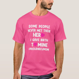 Camiseta Orgulhosa NICU Mãe Micro Preemie Baby NICU Warrior