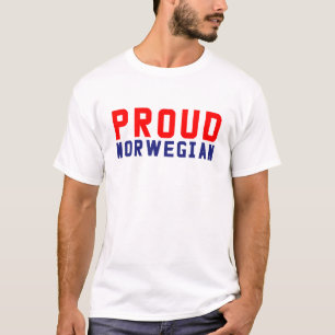 Camiseta Orgulhosa norueguesa 