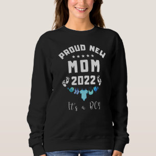 Camiseta Orgulhosa Nova Mãe 2022 Nascimento de Um Bebê É Um