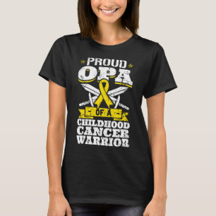 Camiseta Orgulhosa Opa Da Consciência Do Guerreiro Cancer D