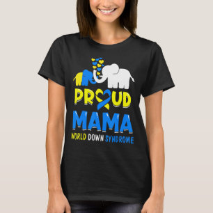 Camiseta Orgulhosa Síndrome de Mama no Mundo Abaixo Eleph D