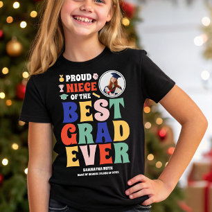 Camiseta Orgulhosa sobrinha do melhor Formando de sempre