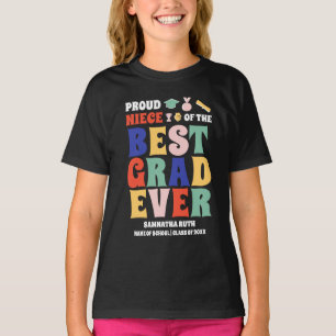 Camiseta Orgulhosa sobrinha do melhor Formando de sempre