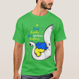Camiseta Orgulhosa Tuna para Baixo Síndrome de Sensibilizaç