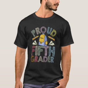 Camiseta Orgulhosa turma do quinto ano Aluno da 5ª série