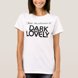 Camiseta Orgulhosamente Africano Mês da História Negra Dark