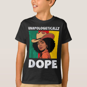 Camiseta Orgulhosamente Afro Cowgirl Orgulho Negro