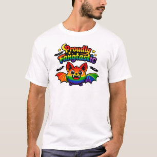 Camiseta 🦇🌈 Orgulhosamente Fantástico Morcego