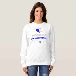 Camiseta Orgulhosamente Pro-Democracia