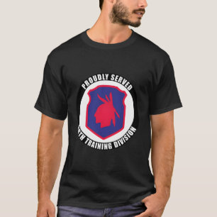 Camiseta Orgulhosamente Servida 98ª Divisão De Treinamento 