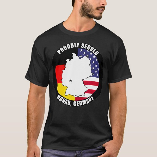 Camiseta Orgulhosamente Servido pelo Exército Militar Veter (Frente)