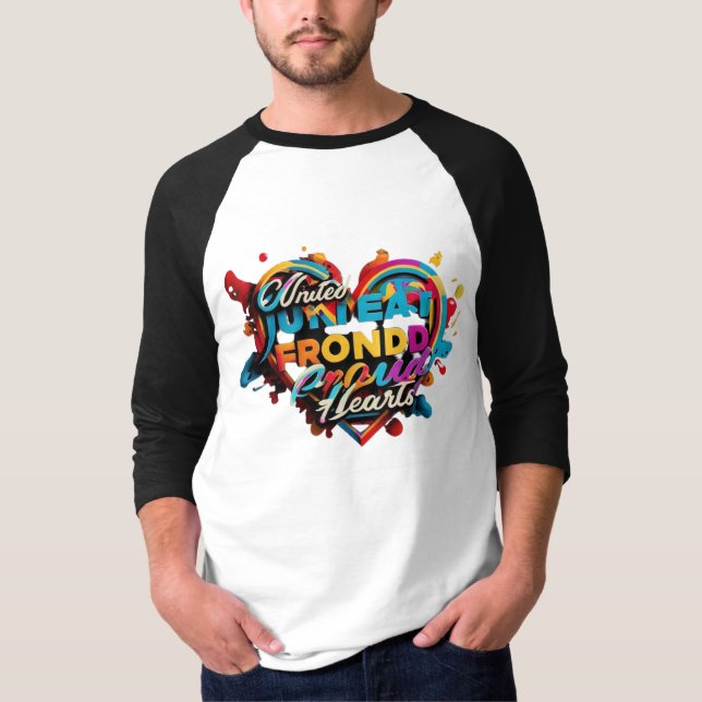Camiseta "Orgulhosamente Unidos" (Frente)