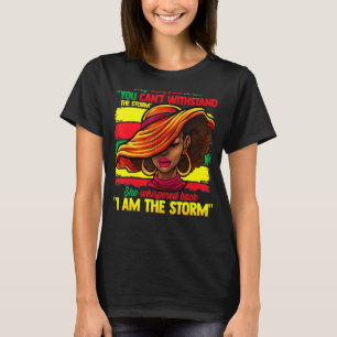 Camiseta Orgulhosas Mulheres Negras Africanas Negras Histór