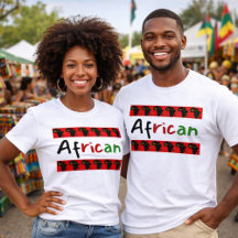 Orgulhoso Africano Colorido