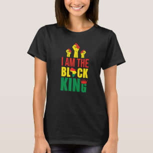 Camiseta Orgulhoso Afro-Americano Eu sou o Rei Negro H
