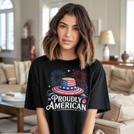 Camiseta Orgulhoso Americano - Patriotic Beach Sunhat