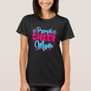 Camiseta Orgulhoso anime a mamãe Cheerhead