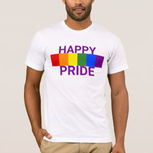 Camiseta Orgulhoso Arco-íris LGBT Faixa do Orgulho
