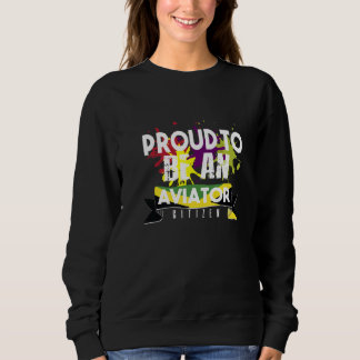 Camiseta Orgulhoso aviador cidadão Profissão de trabalho pr