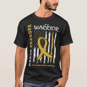 Camiseta Orgulhoso Avô de Ouro Masculino Conscientização so