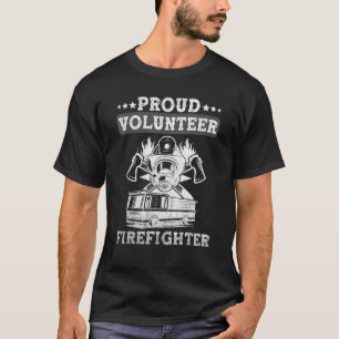 Camiseta Orgulhoso Bombeiro Voluntário Departamento de Bomb