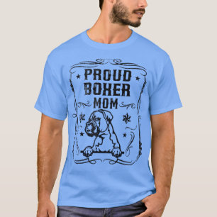 Camiseta Orgulhoso Bote Mãe Melhor Cachorro Bonito Mães Raj