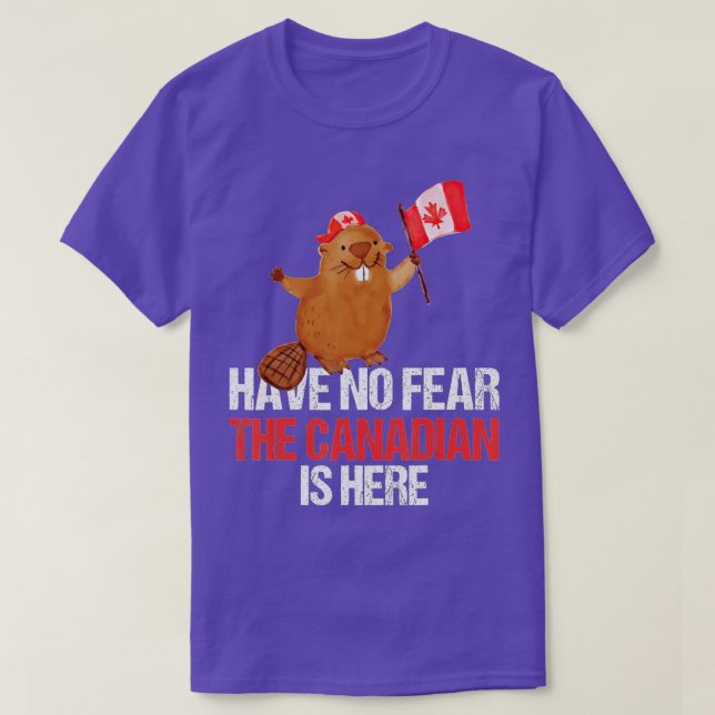 Camiseta Orgulhoso Canadense Feito No Canadá Mapeando A Ban (Frente do Design)