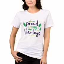 Orgulhoso Da Minha Herança Folha Tribal Verde