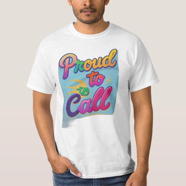 Camiseta “Orgulhoso de Chamar” (Frente)