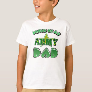 Camiseta Orgulhoso de meu pai do exército