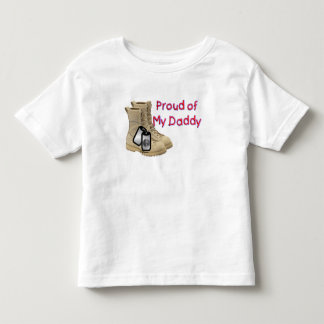 Camiseta Orgulhoso de meu pai (exército)