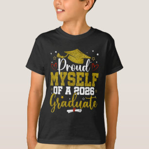 Camiseta Orgulhoso de mim mesmo por um formando da turma de