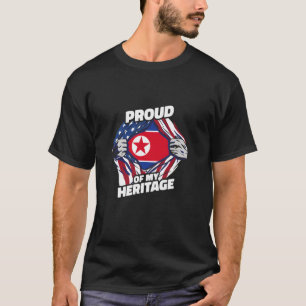 Camiseta Orgulhoso de Minha Herança - Norte-Americano Patri