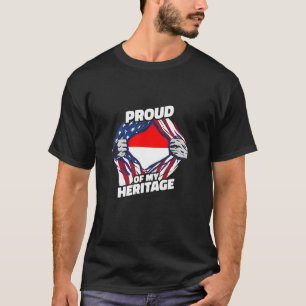 Camiseta Orgulhoso de Minha Herança - Patriota Americano In