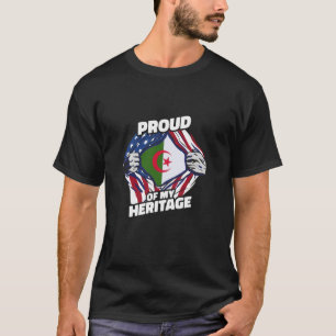 Camiseta Orgulhoso de Minha Herança - Patriota Argelino Ame