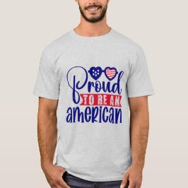 Camiseta Orgulhoso de ser americano